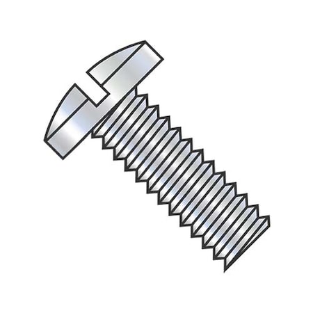 Usa Industrials #10-24 x 3/8 in Slotted Binding Machine Screw, Zinc Plated Steel BULK-SCRW-6091